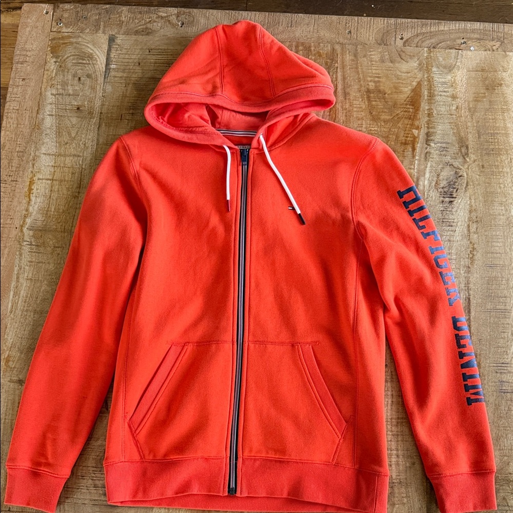 Tommy Hilfiger Red Hoodie Jacket